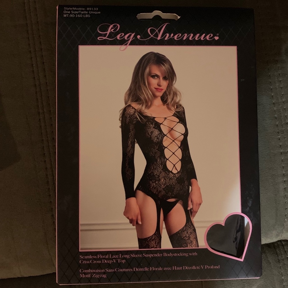 😋 2 for $20 long sleeve lace bodystocking